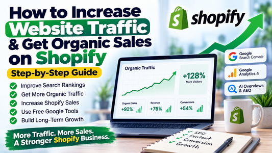 How to Increase Website Traffic & Get Organic Sales on Shopify? (Step-by-Step)