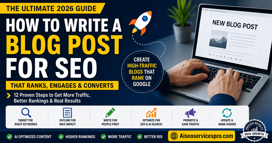 How to Write a Blog Post for SEO & Double Your Organic Traffic in 2026