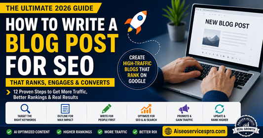 How to Write a Blog Post for SEO & Double Your Organic Traffic in 2026